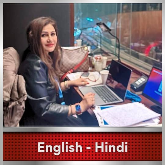 English-Hindi Conference Interpreter
